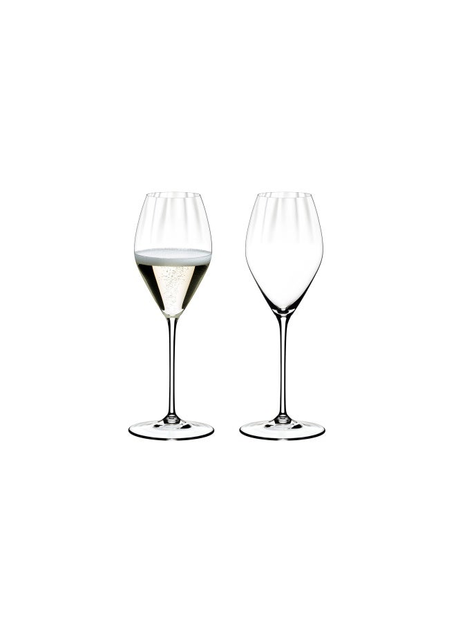 Riedel Performance Champagne Glass Clear Crystal Glass Dishwasher Safe - Image 2