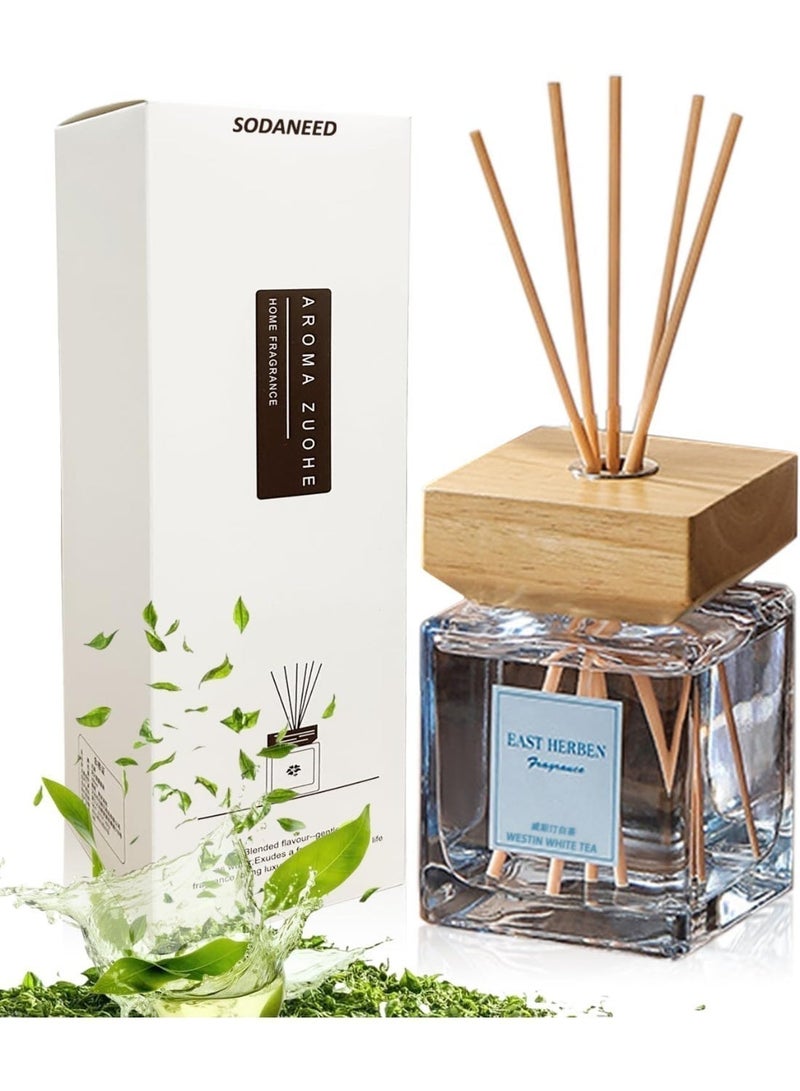 SODANEED 200ml Reed Diffuser Set, Aromatherapy Diffusers Set, Large Capacity Diffusers Oil, Home & Office Hotel Decor Room Car Fragrance, Scented Oil Diffusers Gift Set - Image 2