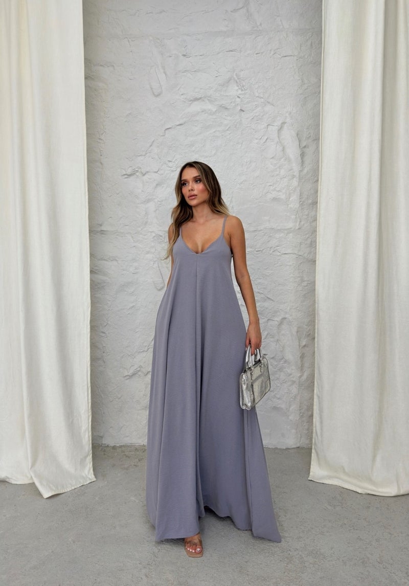 Işılda Fashion Işılda Ayrobin Fabric Suspender Dress  - Image 1