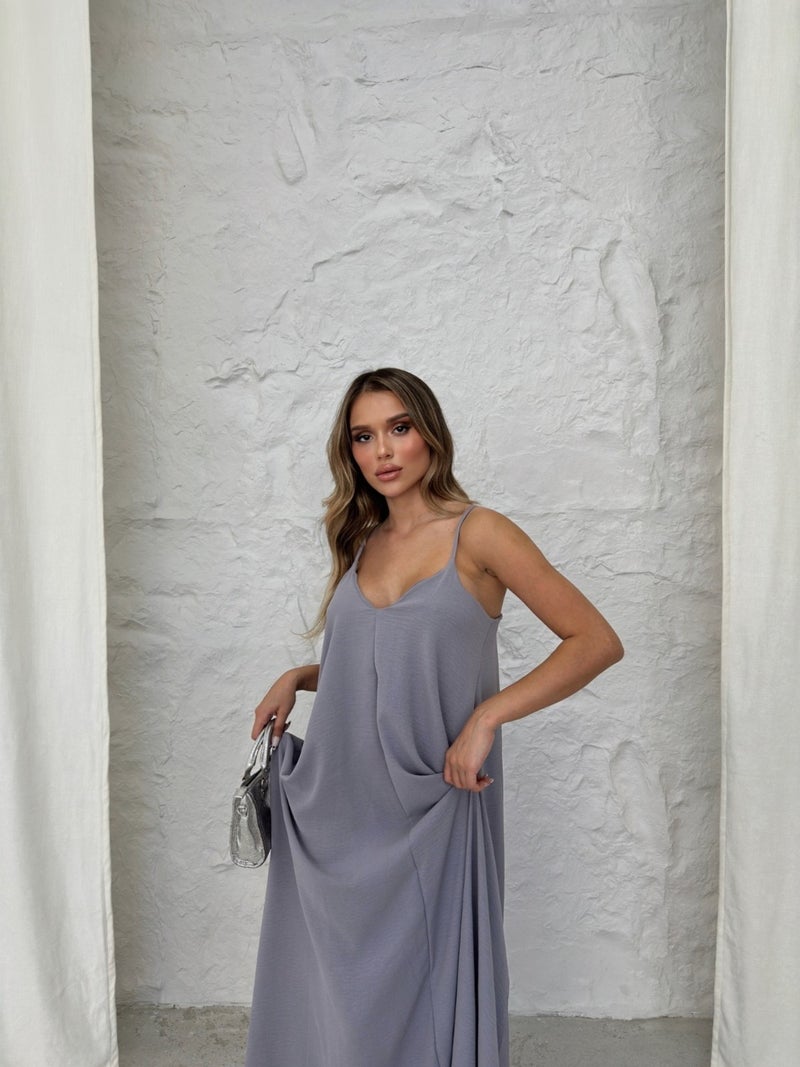 Işılda Fashion Işılda Ayrobin Fabric Suspender Dress  - Image 4