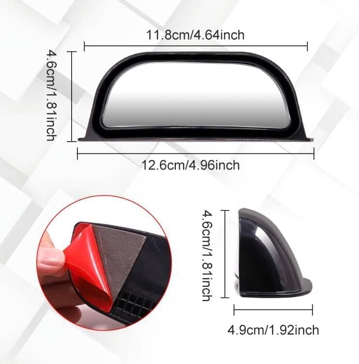 AutoBizarre Anti-Collision Adjustable B-Pillar Blind Spot Mirror For Second Row Passenger Rear View & Safety For All Cars & Vans - Image 4
