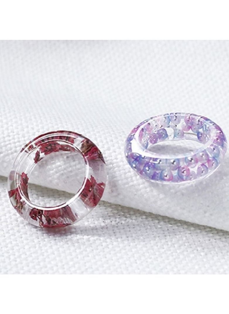 Graffiti Resin - Silicone Assorted Sizes Ring Casting Resin Casting Circle Jewellery Molds - Image 1