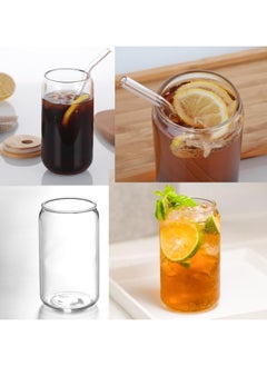 Drinking Glasses with Bamboo Lids and Glass Straw, 500ml Glass Cups, Tumbler Cup Ideal For Tea, Soda, Iced Coffee (9pc, 500ml) - pzsku/Z0FD14CFF49C36FDC6DB1Z/45/_/1740653041/4f4480fd-05b2-412e-8319-04f38a71d672