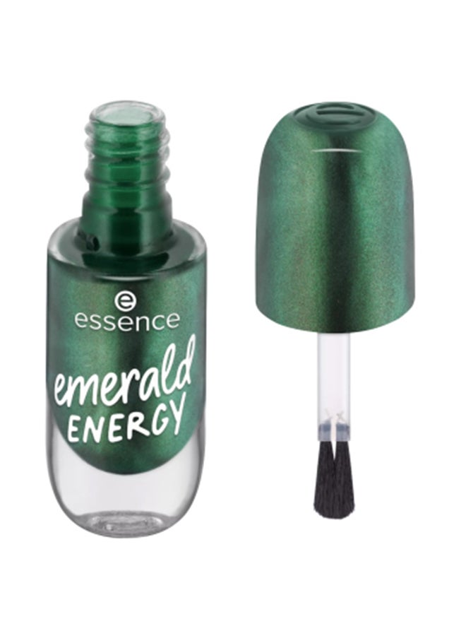 Essence Gel Nail Polish | 73 Emerald ENERGY | Long Lasting Gel-Like Polish | Quick Dry & Glossy Finish | Vegan & Cruelty Free | Streak-Free & Easy Application | 8ml (Pack of 1) Emerald Energy - Image 1