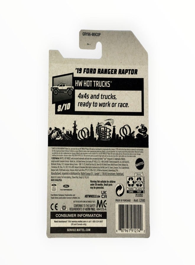 Hot Wheels 2021, '19 Ford Ranger Raptor Green, HW Hot Trucks 8/10, 236/250 - Image 2