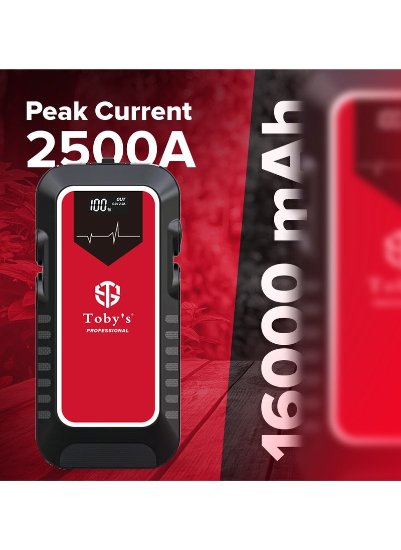 Toby's Toby's X22 16000mAh Power Bank with PD 30W Fast Charging for Roadside Emergencies | Modified for Cars & Motorbikes  - Image 3