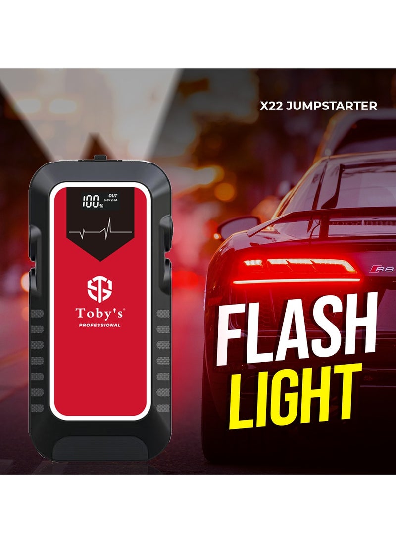 Toby's Toby's X22 16000mAh Power Bank with PD 30W Fast Charging for Roadside Emergencies | Modified for Cars & Motorbikes  - Image 4