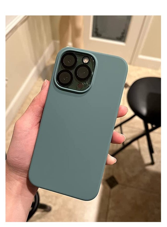 ELTRAZONE حافظة متوافقة مع آيفون 14 برو ماكس، حافظة سائلة من السيليكون، غطاء واقي كامل الجسم، مضاد للصدمات، حافظة هاتف رفيعة، بطانة ميكروفايبر ناعمة مضادة للخدش، 6.7 بوصة - Image 1