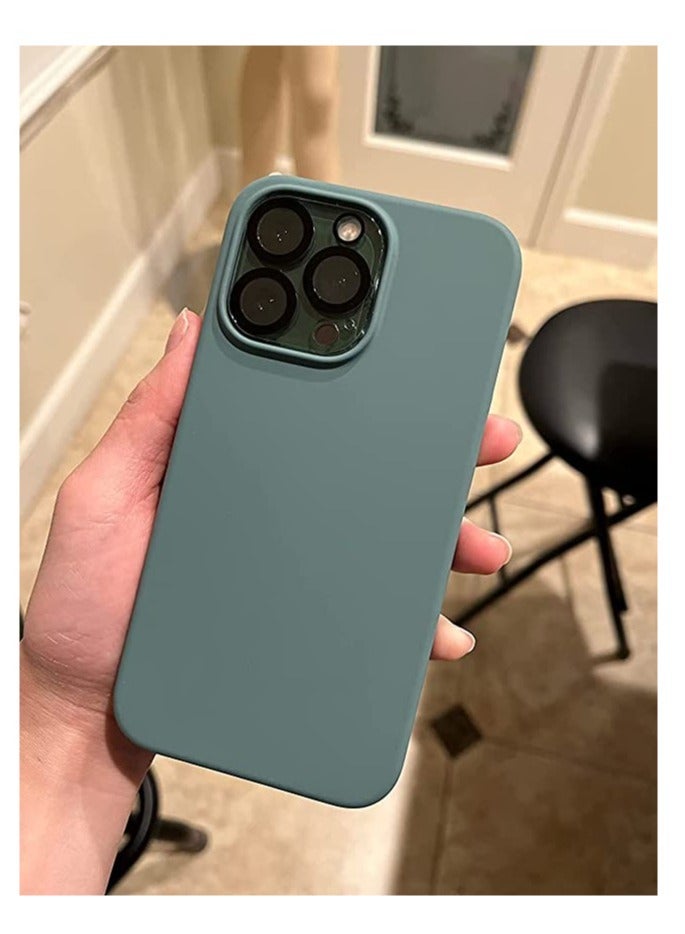 ELTRAZONE حافظة متوافقة مع آيفون 14 برو ماكس، حافظة سائلة من السيليكون، غطاء واقي كامل الجسم، مضاد للصدمات، حافظة هاتف رفيعة، بطانة ميكروفايبر ناعمة مضادة للخدش، 6.7 بوصة - Image 2