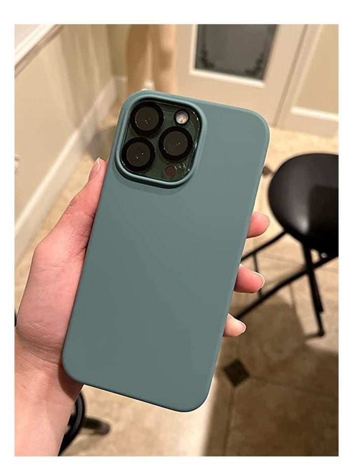 ELTRAZONE حافظة متوافقة مع آيفون 14 برو ماكس، حافظة سائلة من السيليكون، غطاء واقي كامل الجسم، مضاد للصدمات، حافظة هاتف رفيعة، بطانة ميكروفايبر ناعمة مضادة للخدش، 6.7 بوصة - Image 3