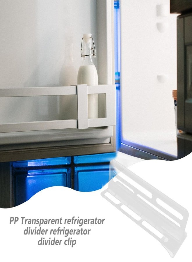 RORPOIR Adjustable Refrigerator Divider Shelf Organizer Clear Storage Board for Kitchen Fridge and Freezer Space Saving and Neat Organization - Image 4