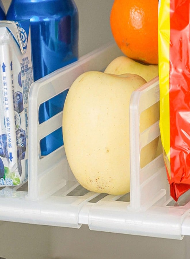 RORPOIR Adjustable Refrigerator Divider Shelf Organizer Clear Storage Board for Kitchen Fridge and Freezer Space Saving and Neat Organization - Image 2
