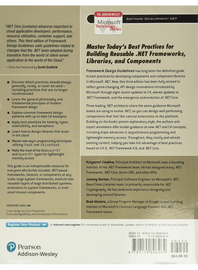 Framework Design Guidelines: Conventions, Idioms, and Patterns for Reusable .NET Libraries (paperback) - Image 3