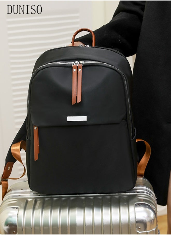DUNISO Casual Travel Laptop Backpack Business Anti Theft Slim Durable Computer Backpack Water Resistant College School Computer Bag Gifts for Women Fits 14 Inch Notebook Business Laptop Backpack  - Image 4
