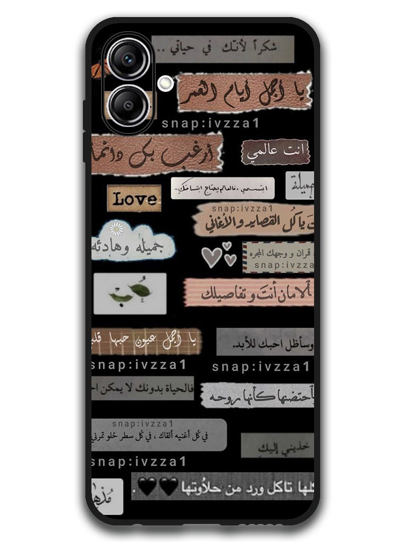 Theodor Protective Case Anti Scratch Shock Proof Bumper Cover For Samsung Galaxy A06 Arabic Design (67) - Image 1