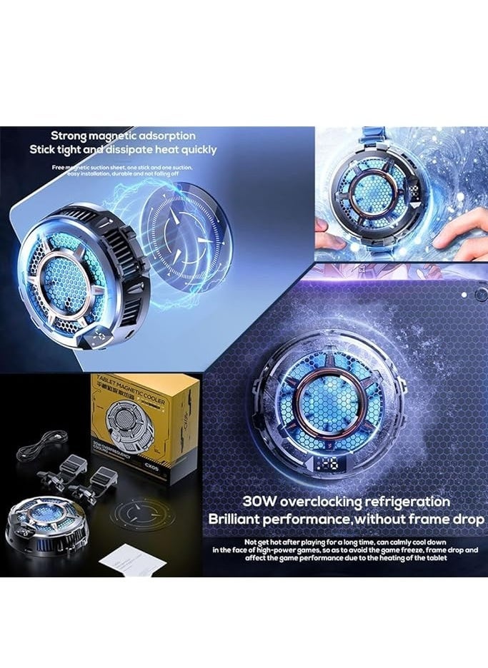 ELTRAZONE CX05 Magnetic Tablet Gaming Cooler – Efficient Cooling System for iPad, Android Tablets, and Gaming Devices, Quick Heat Dissipation with Magnetic Attachment, Portable, Silent Operation, Perfect for Extended Gaming Sessions and Tablet Use - Image 5