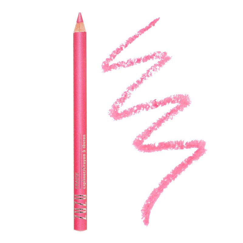 Zuzu Luxe Lip Pencil, Creamy Lipliner, long lasting, Infused with Jojoba Seed Oil and Aloe for ultra hydrated lips. Natural, Paraben Free, Vegan, Gluten-free,Cruelty-free, Non GMO, (1, Fraise) - Image 1