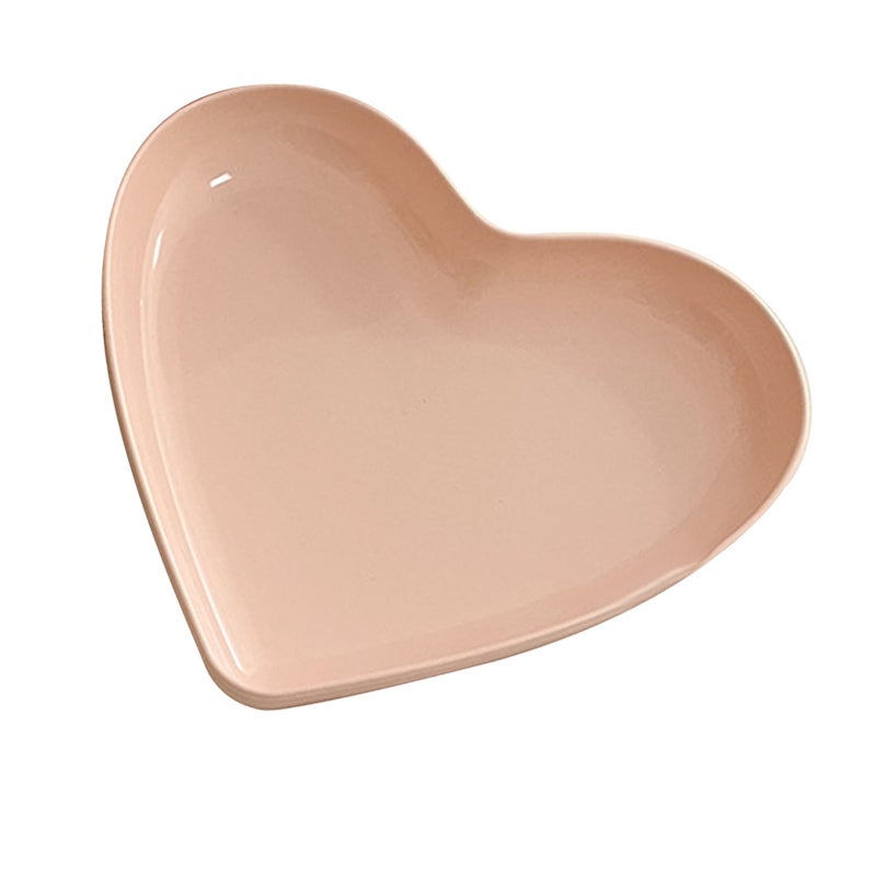 Serving Platter Heart Shape Dinner Plate Plastic Easy to Clean Versatile Kitchen Dinnerware for Party Gathering Wedding 1 Platter - Image 5