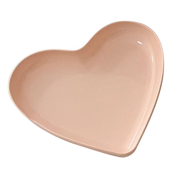 Serving Platter Heart Shape Dinner Plate Plastic Easy to Clean Versatile Kitchen Dinnerware for Party Gathering Wedding 1 Platter - Image 4