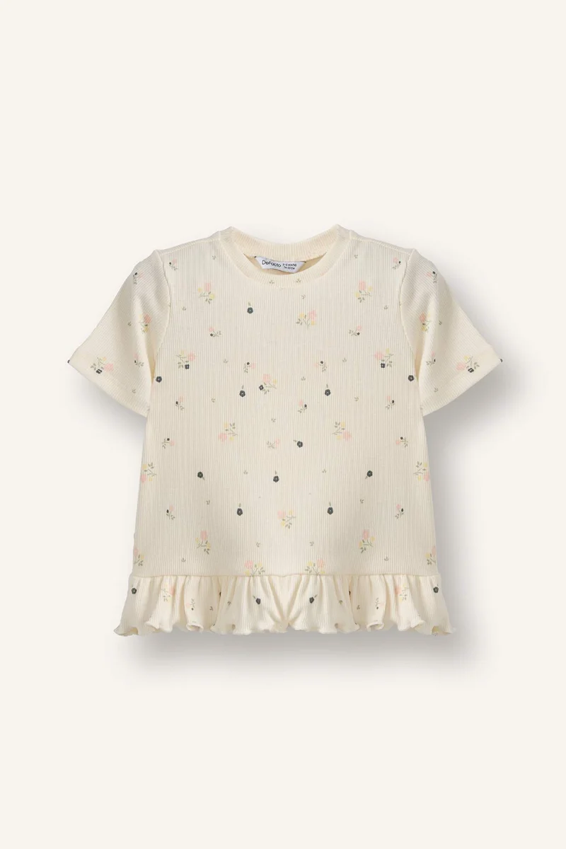 ديفاكتو Floral Short Sleeve T-Shirt