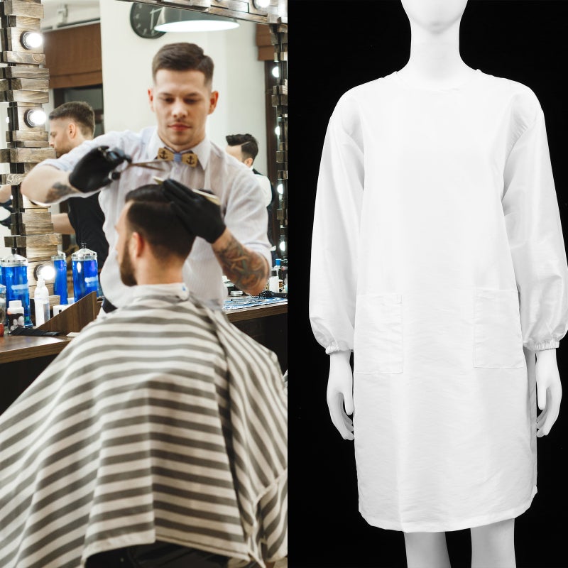 Salon Hairdresser Tunic for Stylists, Washable Design, Versatile for Beauty Services - Image 3