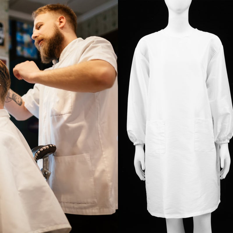 Salon Hairdresser Tunic for Stylists, Washable Design, Versatile for Beauty Services - Image 4