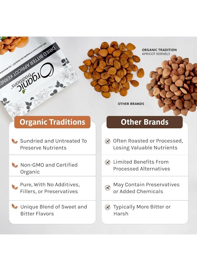 Organic Traditions Bitter Apricot-8oz