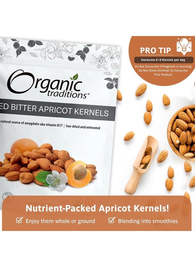 Organic Traditions Bitter Apricot-8oz