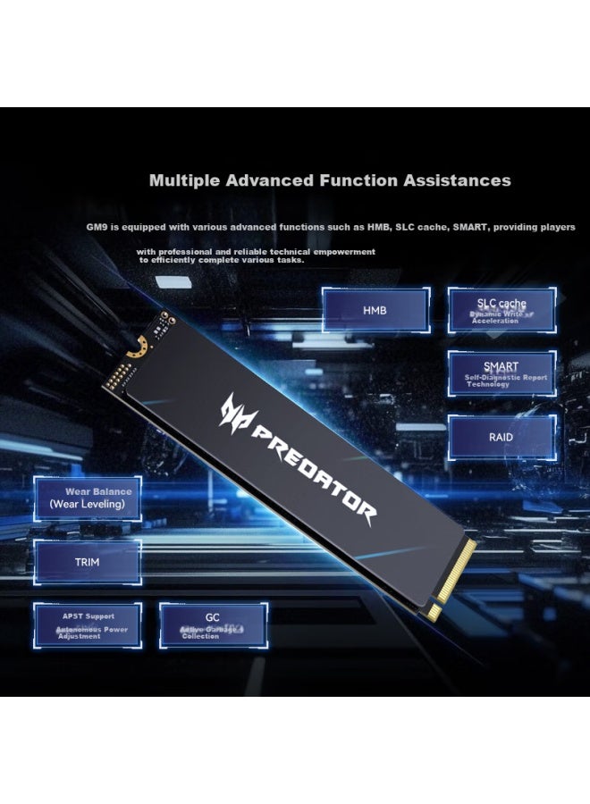 Predator 2tb Ssd M.2 Interface Gm9 Series Nvme Pcie 5.0 Read Speed 14500mb/s Ai Computer Storage Component - Image 3
