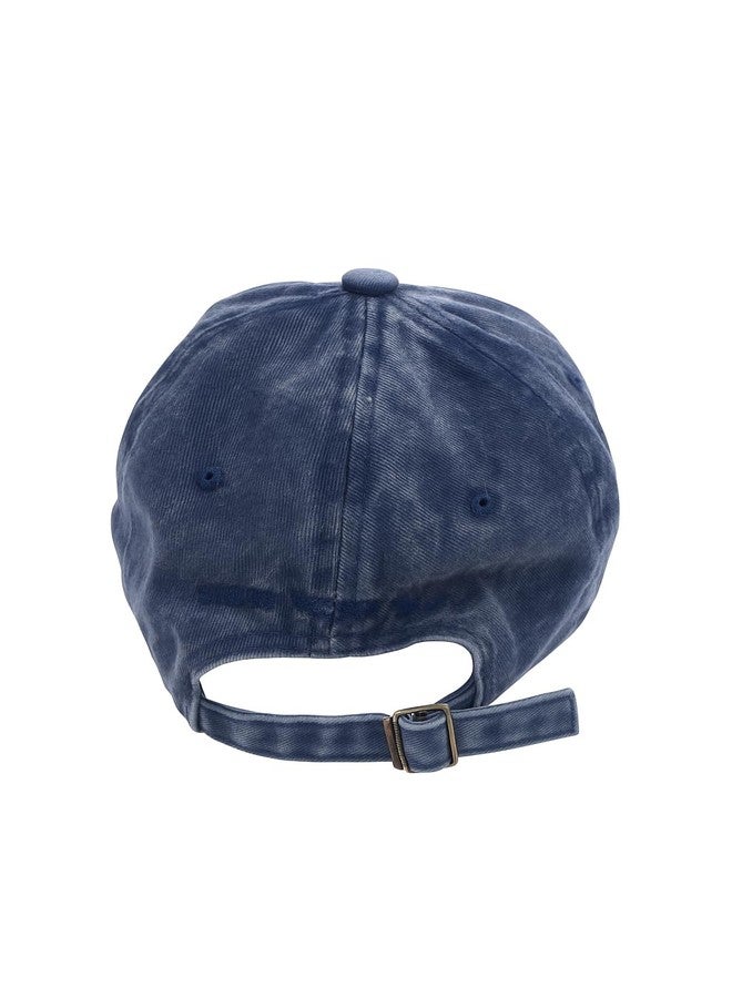ZEVORA Men's Newyork Blue Cotton Baseball Cap with Adjustable Back Closure | Unisex Cap - Image 4