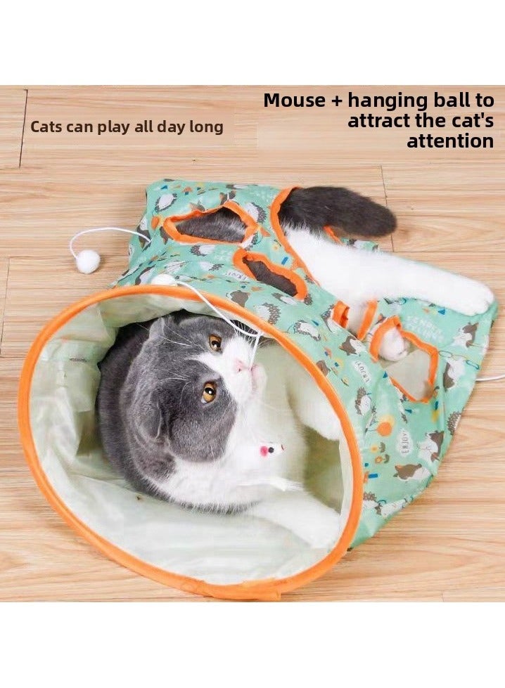 Cat Tunnel Bags with Crinkly Paper – Cats' Self-Entertainment Boredom-Relief Energy-Burning Gadget - Image 1