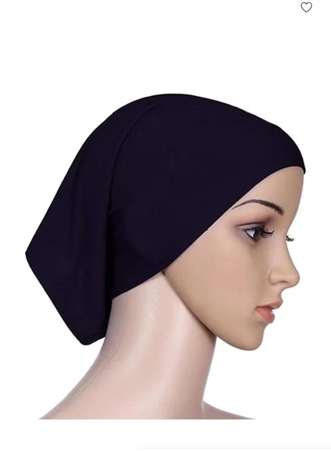 A colorful material high-quality millinery straight without brim hair hat girl Black