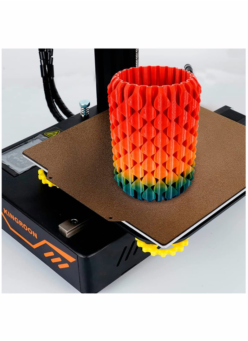 KASTWAVE - 3D Printing Magnetic Build Plate Dual Sided Textured Flex Printing Bed 235x235mm with PEI Surface Printing Hotbed Parts for Aquila Ender 3 for Pro for V2 for S1 for Ender 5 - Image 1