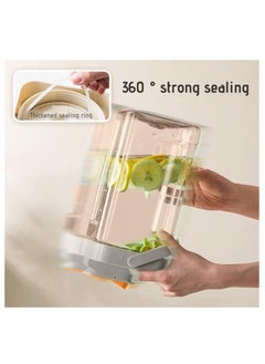 Y&D Garneck Refrigerator Cold Kettle Water Dispenser Tea Kettle You Can Tea Jug for Fridge Drinks Dispenser with Spigot Beverage Jar Party Supply Cocktail Dispenser Milk Dispenser for Fridge 1Pcs  - Image 2