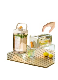 Y&D Garneck Refrigerator Cold Kettle Water Dispenser Tea Kettle You Can Tea Jug for Fridge Drinks Dispenser with Spigot Beverage Jar Party Supply Cocktail Dispenser Milk Dispenser for Fridge 1Pcs  - Image 1