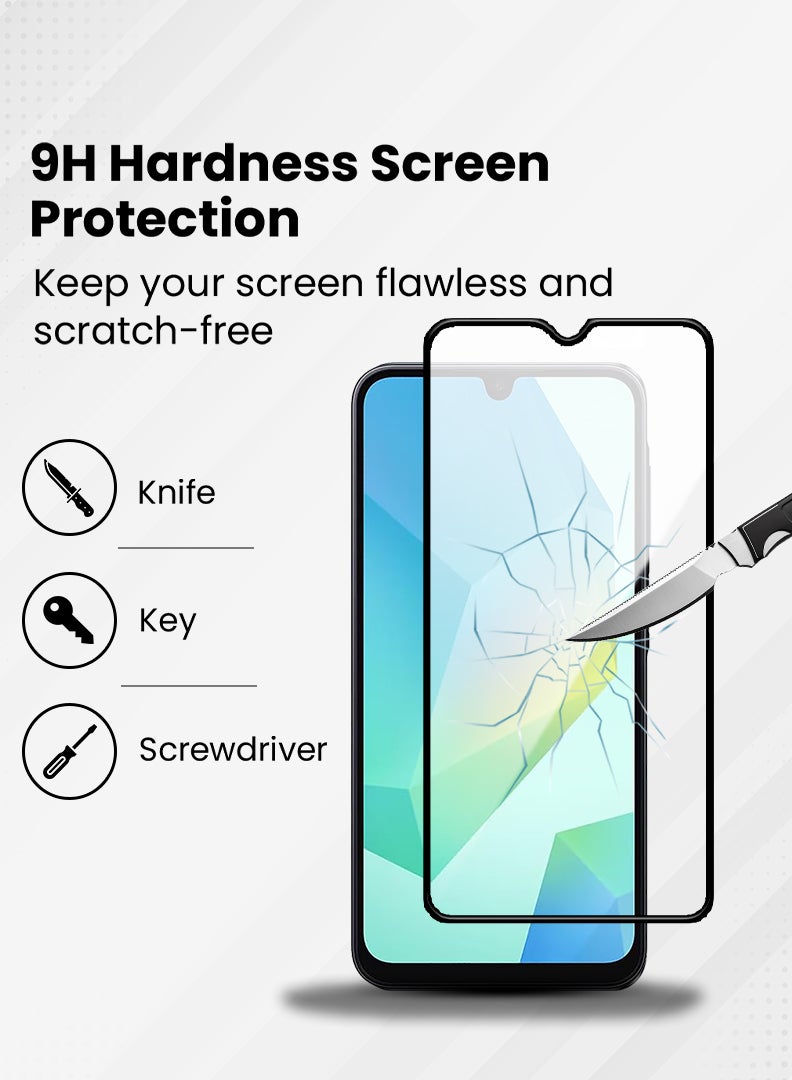 MUDISO Screen Protector For Samsung Galaxy A16 / A16 5G 6.7 Inch 9H Hardness Tempered Glass Film, Bubble Free Easy Installation, Full Coverage, Anti Scratch And Touch Sensitive - Image 3