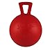 Jolly Pets TugnToss Heavy Duty Dog Toy Ball with Handle 3 InchesMini Red 403 RD - Image 3