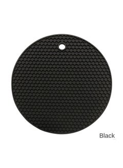 yongsheng 4 Heat Resistant Pot Holders, Multipurpose Non-Slip Hot Pads for Kitchen Potholders,  Food Grade Silicone & BPA Free (Black)  - Image 5
