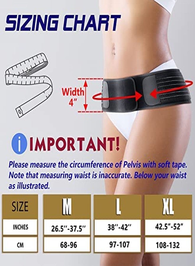 Thx4COPPER Anti-Slip Mesh SI Hip Belt, Compression Lower Back Support Brace, Elastic Sacroiliac Joint Brace - Image 4