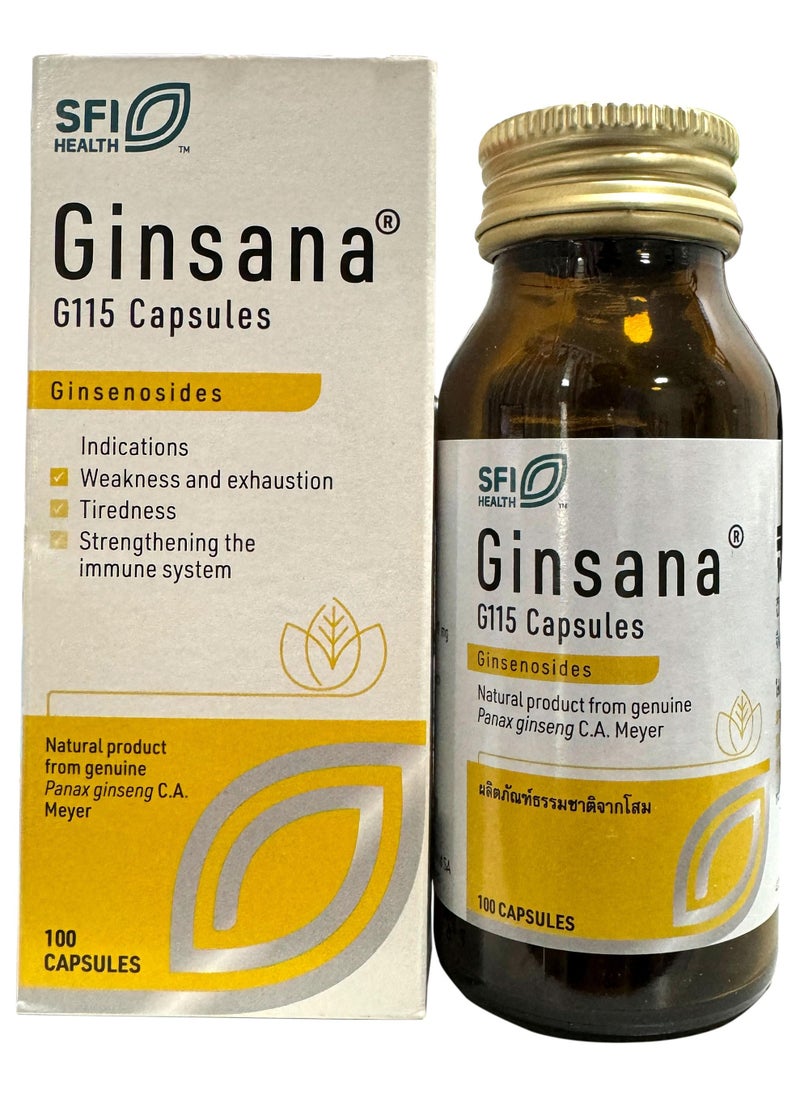 SFI HEALTH Ginsana G115 Capsule 100s 
