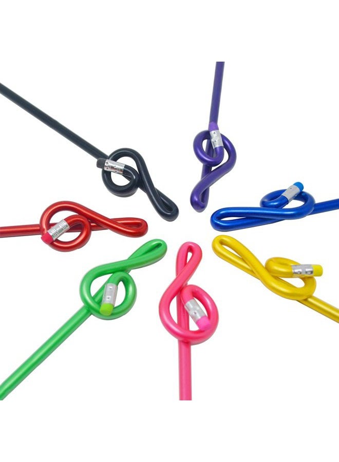 PUNK Music Pencils G Clef Note Pencil Office Stationery Music Gifts (Treble 7 Pack) - Image 2
