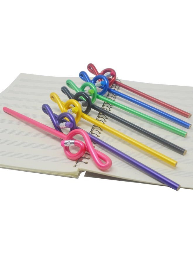 PUNK Music Pencils G Clef Note Pencil Office Stationery Music Gifts (Treble 7 Pack) - Image 4