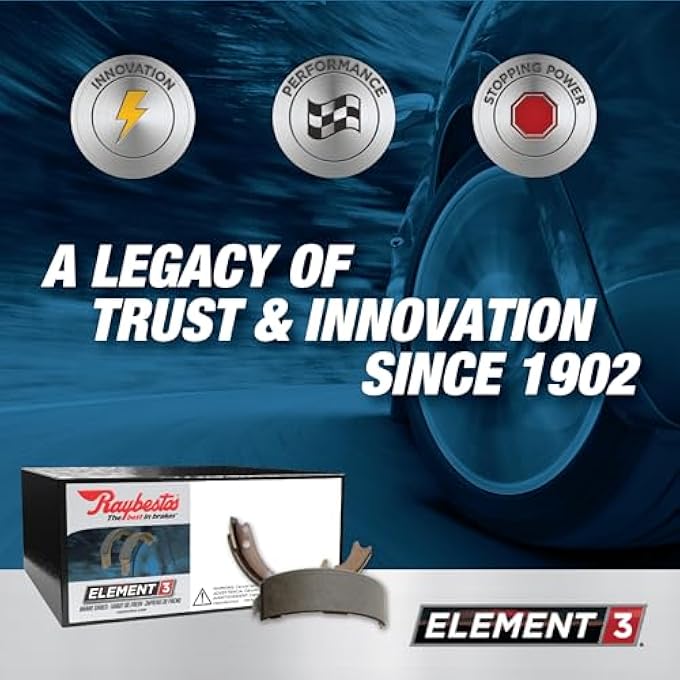 rayihni Raybestos 569PG Professional Grade Drum Brake Shoe Set - Image 5