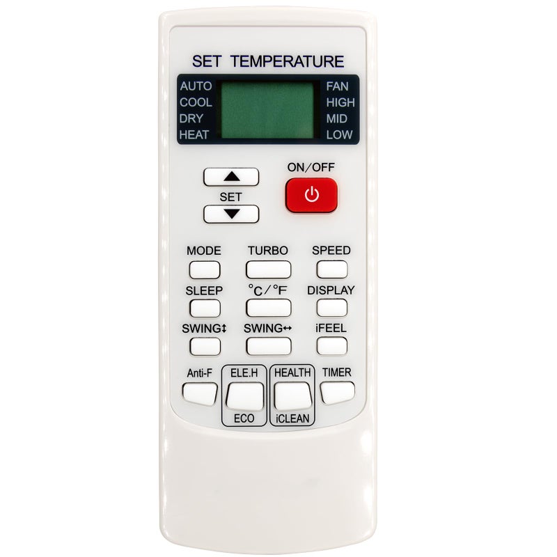 Replacement YKRH102E AUXIA Remote Control for AUX Air Conditioner YKRH002E YKRH006E