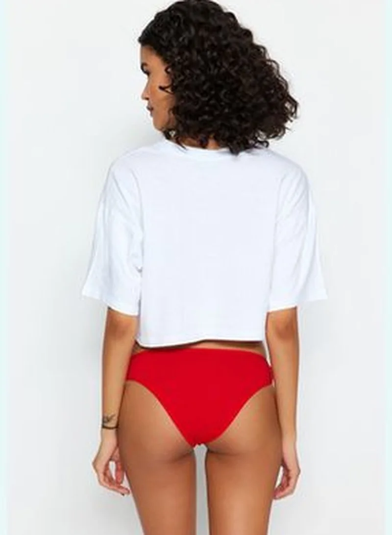 trendyol 3-Pack Red Christmas Brazilian Briefs THMAW24KU00015