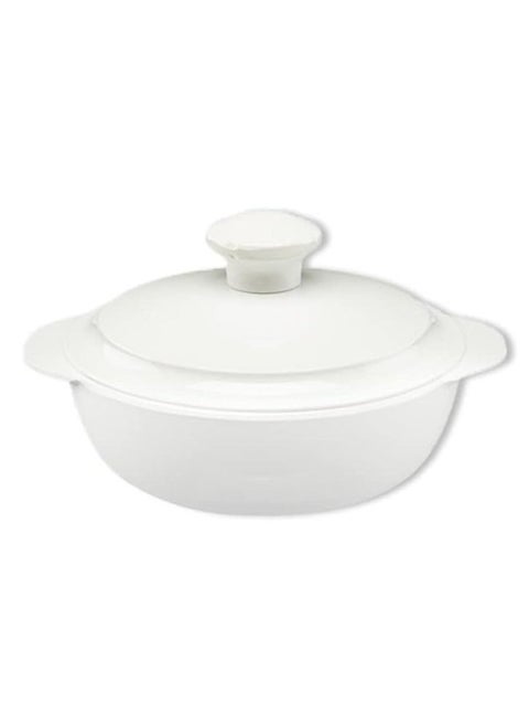 "Buddy" Soup and Soup Bowl with Melamine Lid White, Durable, Break-resistant and Dishwasher Safe Multiple