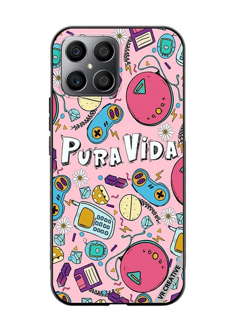 Protective Case Cover For Honor X8 Pop Art Design Multicolour