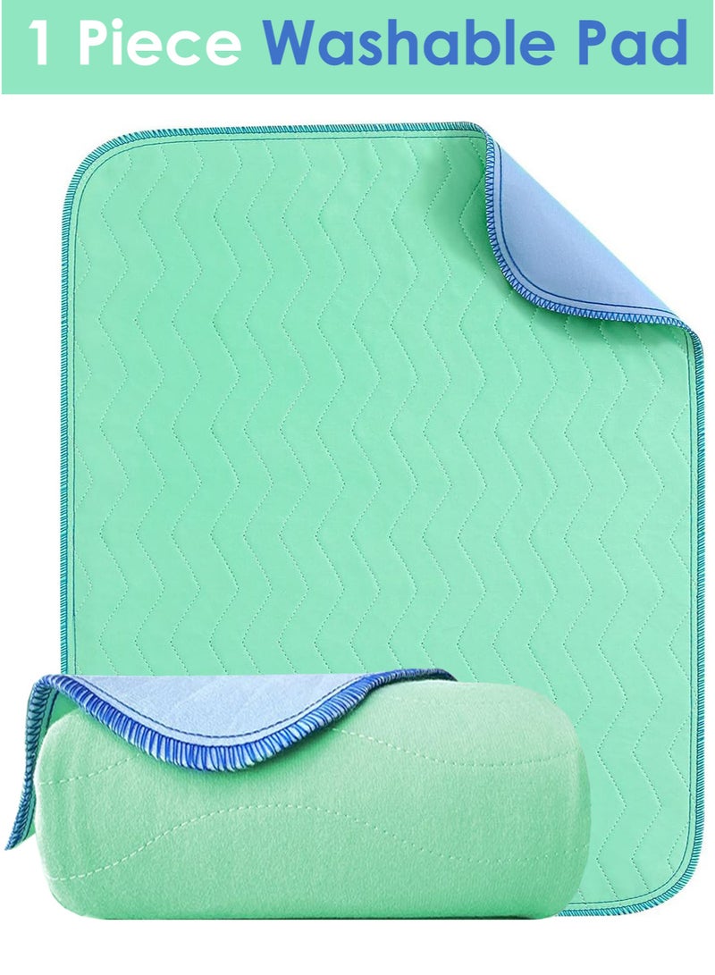 Generic 1 Piece Washable Underpads, Super Absorbency Reusable Bedwetting Incontinence Pads for Kids, Adults, Elderly, and Pets - Waterproof Nursing Pads Protective Pad for Couch, Sofa, Floor, Bed, Mattress Protector  - Image 1
