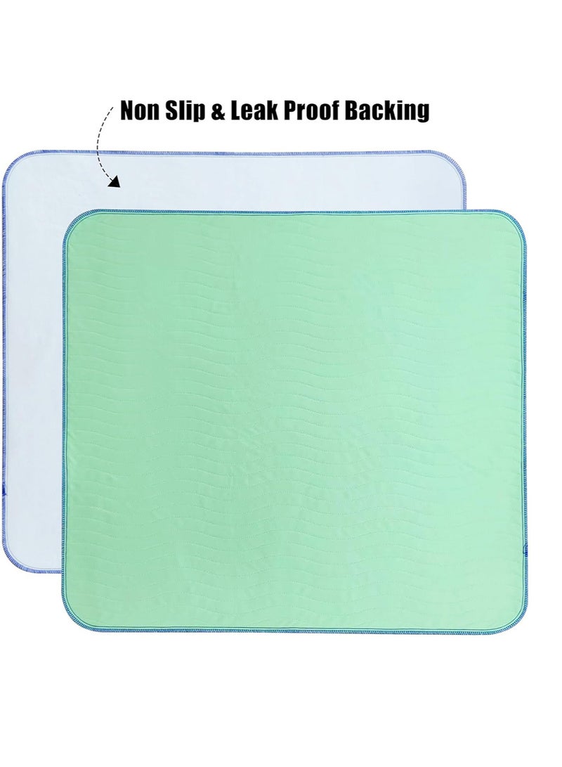 Generic 1 Piece Washable Underpads, Super Absorbency Reusable Bedwetting Incontinence Pads for Kids, Adults, Elderly, and Pets - Waterproof Nursing Pads Protective Pad for Couch, Sofa, Floor, Bed, Mattress Protector  - Image 5