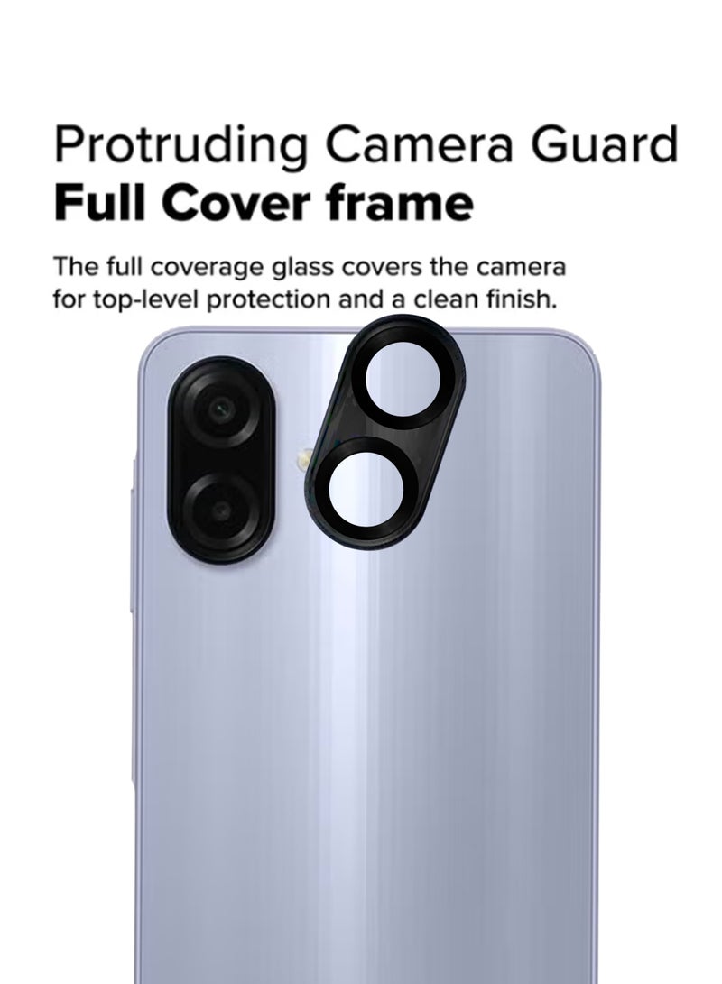 لجهاز سامسونج جالكسي A07 - حزمة 2 في 1 واقي شاشة زجاجي عام وواقي عدسة الكاميرا - Image 2